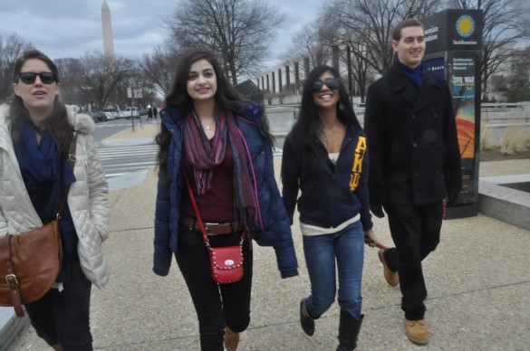 Lambda Nu seems to have the Washington Monument in the backdrop everywhere they go!